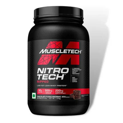 MuscleTech Nitro-Tech Ripped Whey Protein Powder Protein Powder, Weight Management