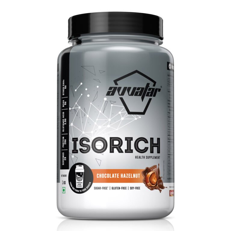 Avvatar Isorich Protein | 1 Kg | Chocolate Hazelnut Flavour