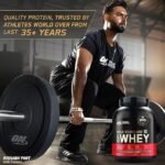 Optimum Nutrition (ON) Gold Standard 100% Whey Protein Powder 5 lbs, 2.27 kgs (Double Rich Chocolate), for Muscle Support & Recovery, Vegetarian - Primary Source Whey Isolate